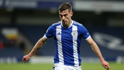 A Reuters Connect image captures Huddersfield Town's Jay Smith-Sway in action during the club's 1-1 League One draw at...